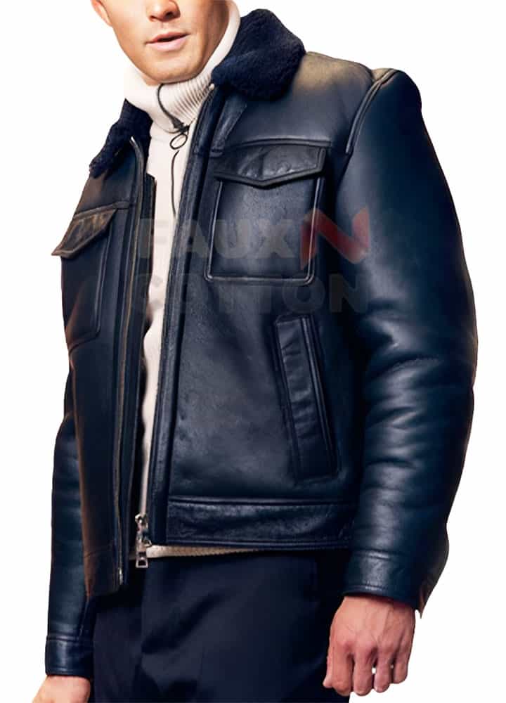 Heart Of Stone Jamie Dornan (Parker) Black Jacket